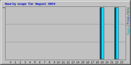 Hourly usage for August 2024